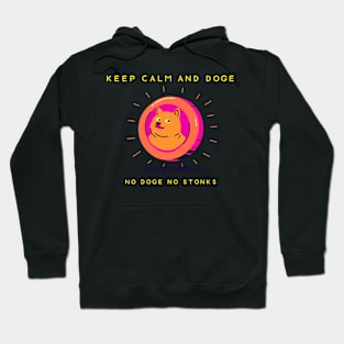 Keep Calm & Dogecoin 01 Hoodie